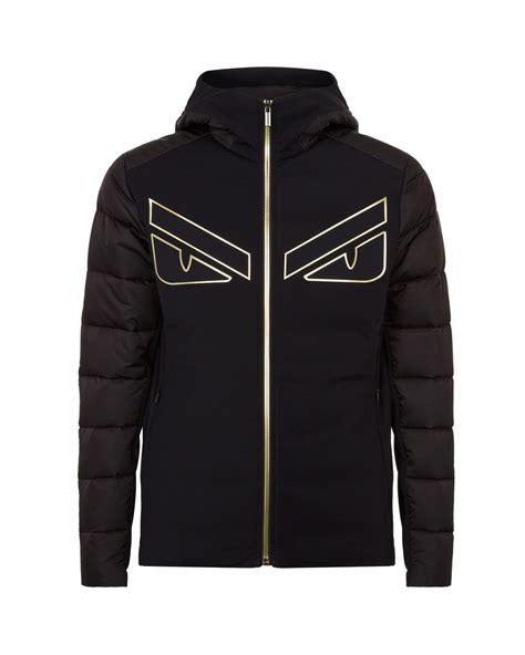 fendi monster eyes kagoul jacket|Fendi Monster Eyes Jacket in Black for Men .